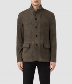 All Saints Felton Suede Blazer at All Saints